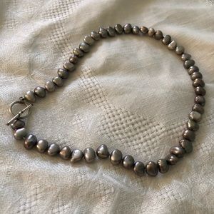 strand of silver freshwater pearls